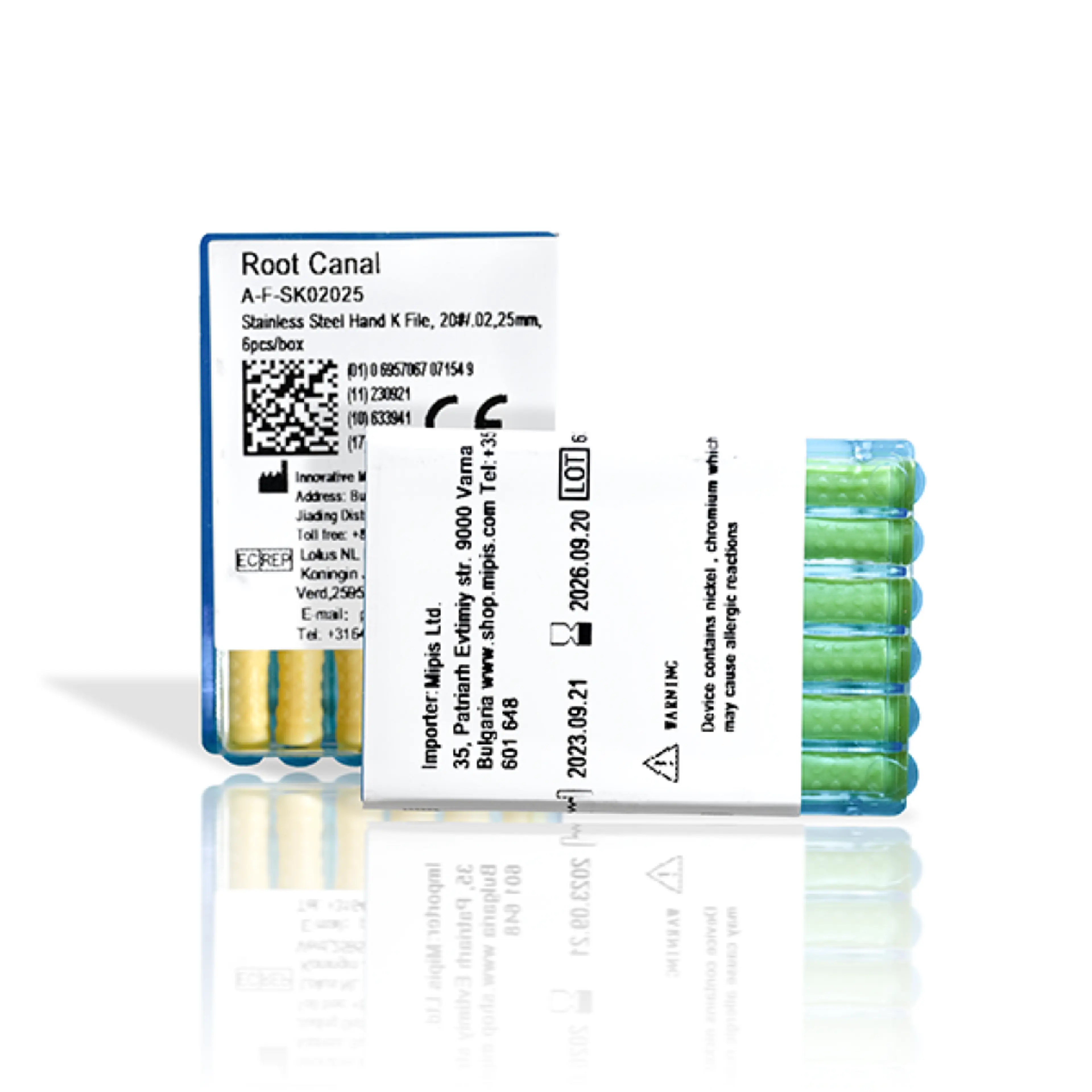 K-files Radix yellow L25mm No.20