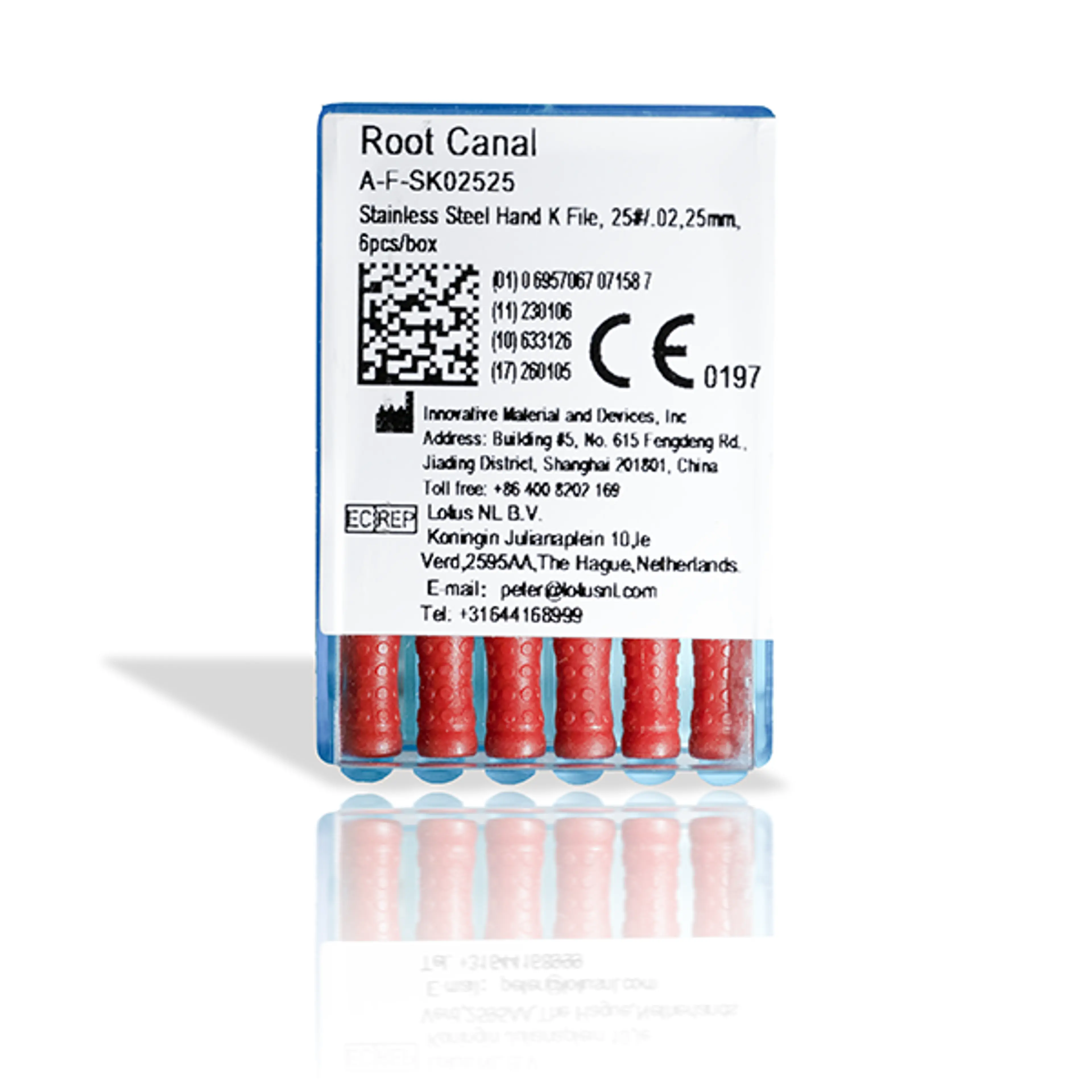 K-Files Radix red L25mm No.25