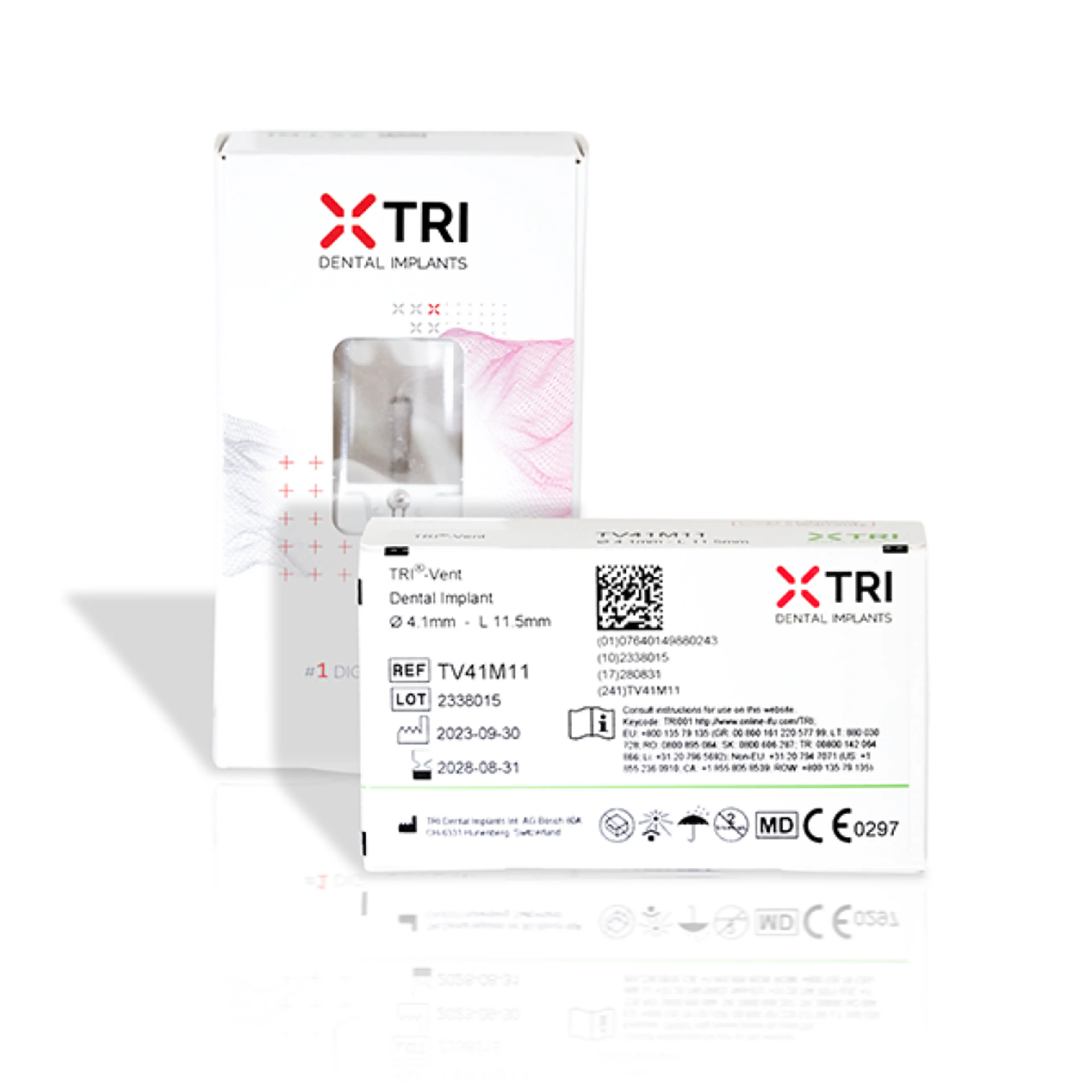 TRI Vent Implant TV41M11 4.1mm/L11.5mm